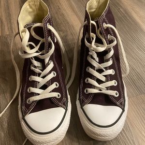 Dark Maroon Chuck Taylor High Tops
